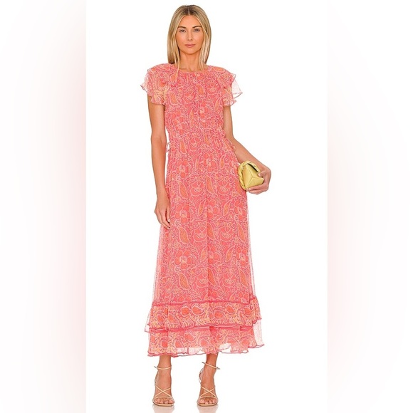 Cleobella Hannah Maxi Dress In Blossom Block Print - Picture 6 of 15